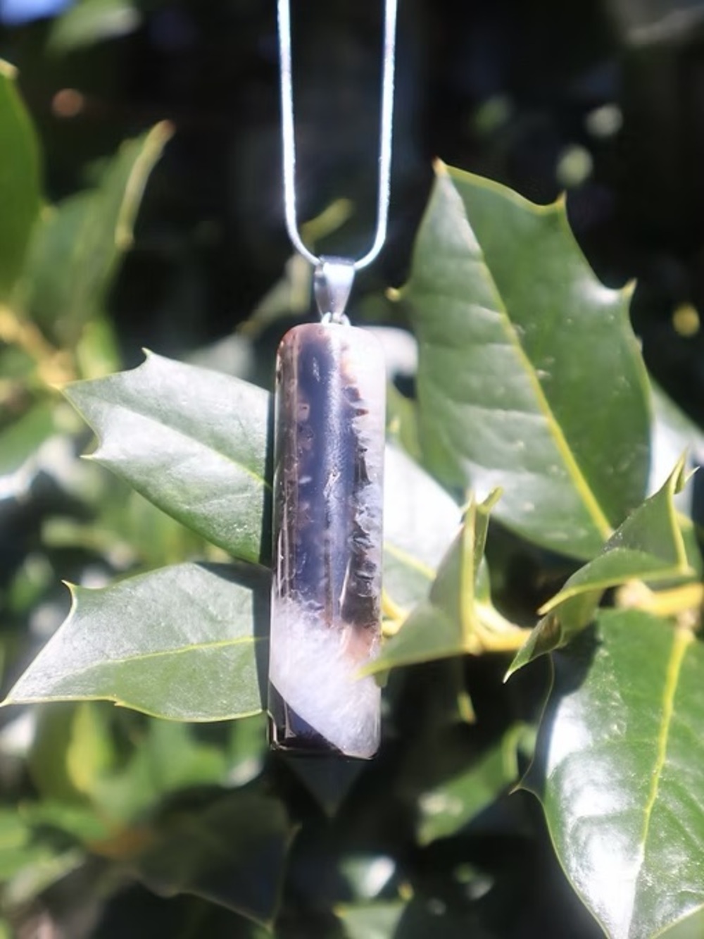 Natural Black Banded Druzy Agate and Quartz